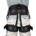 thumbnail image 2 of Adjustable Thickness Climbing Harness Half Body Harnesses for Fire Rescuing Caving Rock Climbing Rappelling Tree Protect Waist Safety Belts, 2 of 6