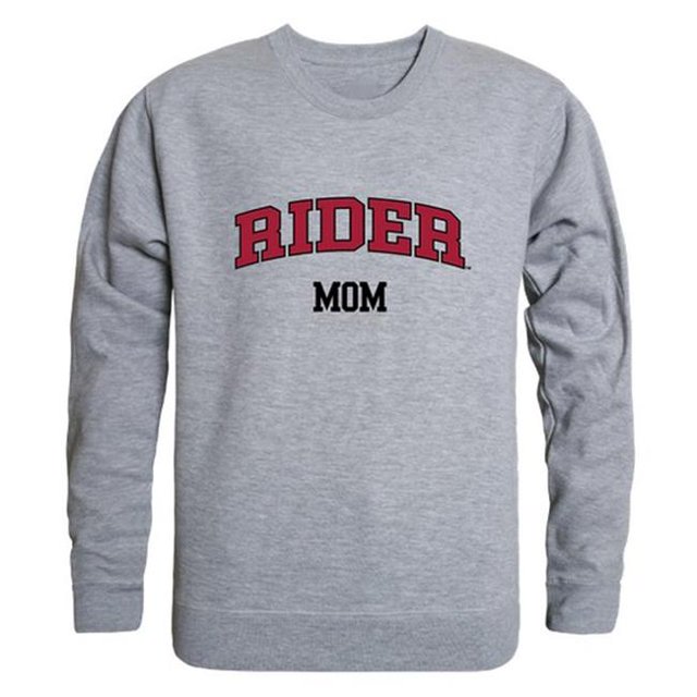W Republic 564-368-HGY-02 Chandail en Molleton Col Rond en Molleton pour Femmes Rider University Broncos Mom, Gris Chiné - Moyen