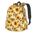 thumbnail image 1 of Disketp Modern Elegant Sunflower Mochila Escolar de Gran Capacidad y Peso Ligero, Mochila de Viaje Ideal para Escuela, Trabajo y Uso Diario, Cómoda y con Estilo, 1 of 8