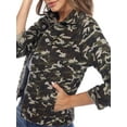 thumbnail image 5 of White Mark Women's Camo Denim Jacket, 5 of 5