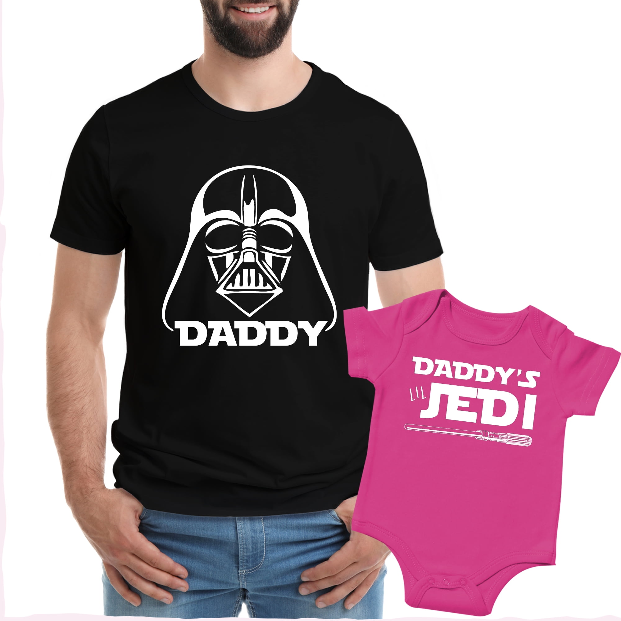 2000px x 2000px - Dad Daughter Shirt Set Darth Vader and Jedi Shirts,Darth & Jedi - Black &  Pink,Mens (XXX-Large) & 6-12 Month - Walmart.com