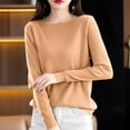 thumbnail image 3 of Pullover Sweaters for Women Ribbed Knit Sweater Turtleneck Pullover Soft Comfortable Casual Winter Long Sleeve Slim Fit Sweater Shirt for Fall and Winter Season, 3 of 4