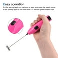 thumbnail image 7 of Uxcell Electric Tumbler Stirrer, Handheld Mini Mixer Battery Operated Stirring Mixing Pink 1pcs, 7 of 7