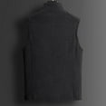 thumbnail image 5 of purcolt Mens Big and Tall Fleece Vest Full Zip Up Thick Warm Waistcoat Stand Collar Sleeveless Outerwear Jacket with Zipper Pockets, 5 of 9