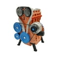 thumbnail image 4 of Education Engine Model Desktop Engine 4 Cylinder Car Engine Model Toy for Adults Miniature Non-DIY Collectible Display, 4 of 8