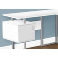 thumbnail image 3 of Monarch Specialties - Computer Desk, Corner, Storage, 58"L, Work, Laptop, White Laminate, 3 of 11