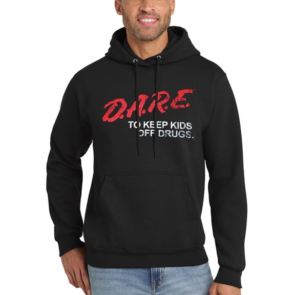 D.A.R.E Distressed DARE Logo Hoodie Size: Small