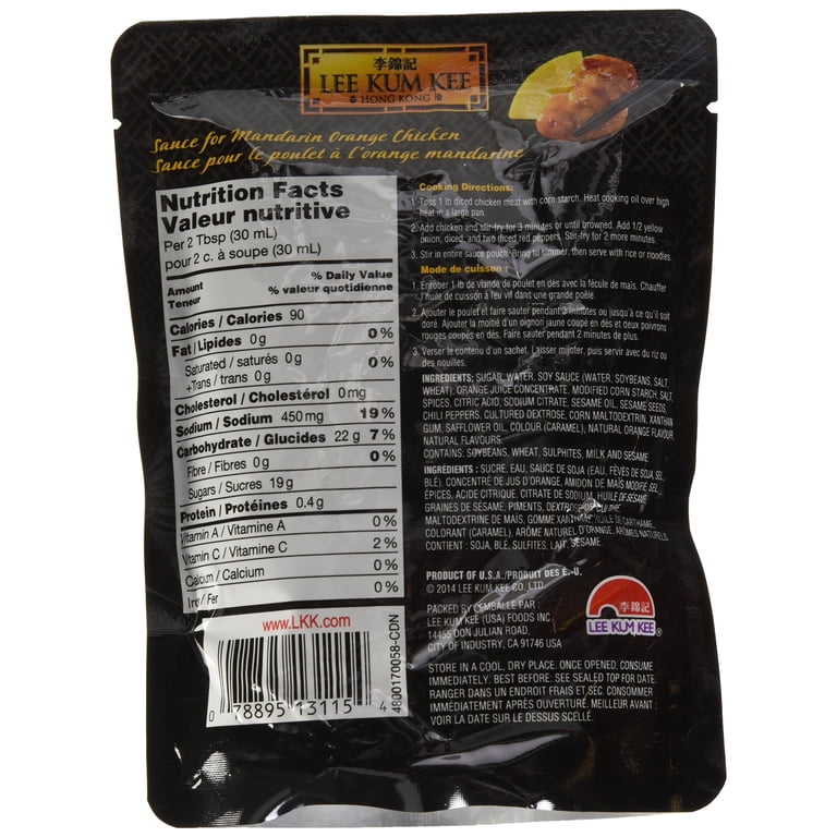 Lee Kum Kee Panda Brand Asian Chinese Sauce for Orange Chicken