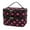 Black, variant on Double Layer Double Zipper Makeup Organizer Cosmetic Bag Toiletry Pouch for Women - Stylish and Functional Storage Solution