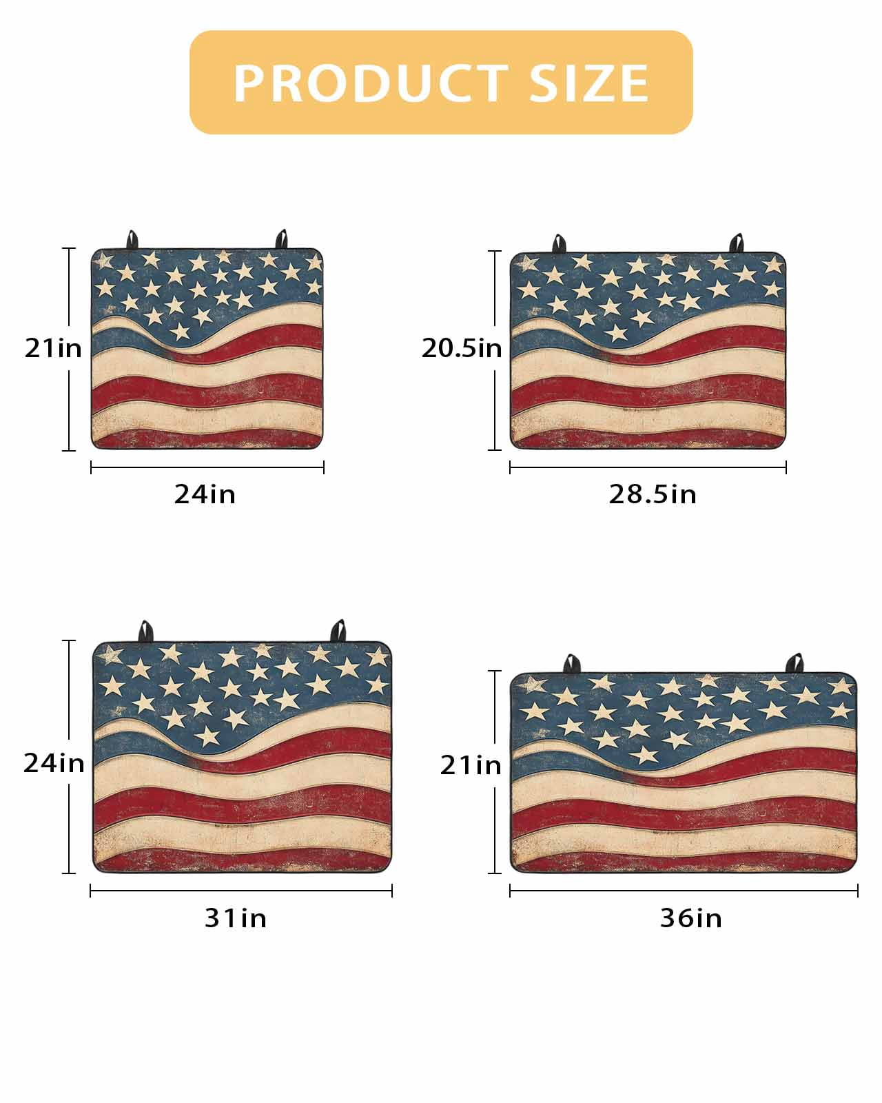 nqOlkjepod Large Induction Cooktop Protector Mat 24"x21", Vintage American Flag Stove Top Covers for Electric Stove, Blue Red White Star US Flag Stove Burner Cover Mats, Glass Top Stove Cover
