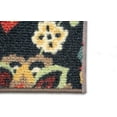 thumbnail image 3 of Custom Size Runner Rug Berber Big Flower Design Rug Runner 26 Inch Wide and Your Choice of Your Length By Feet Proudly Customize In USA Facility (Black - Multi Color, 28 ft x 26 in), 3 of 6