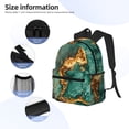 thumbnail image 3 of Vsdgher Emerald Color Gold Marble Unisex Large Capacity Bookbag, Schoolbag, Casual Daypack for High School, College, Teens, Travel, Work, 3 of 6