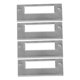 thumbnail image 5 of unbranded 4Ud Kit De Reparación De Placas Para Puertas En Inoxidable Color Plata, 5 of 8