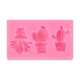 thumbnail image 1 of Injueey Molde en forma de Cactus, portátil, DIY, Flexible, para el hogar, panadería, pastelería, decoración de mesa, molde de planta, Cocina y Comedor, 1 of 6