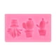 thumbnail image 1 of Ounissouiy Molde de silicona con forma de Cactus, portátil, reutilizable, lavable, DIY, hogar, cocina, panadería, Fondant, decoración de mesa, Cocina y Comedor, 1 of 6
