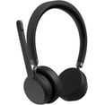 thumbnail image 2 of Lenovo Wireless Stereo Headset, Noise Cancelling Mic, Bluetooth 5.3 Multipoint, 31-Hour Talk & 60-Hour Playback, Lightweight 138g, Replaceable Earcups Over-Ear Comfort, Gaming, Office, & PC Use, 2 of 4