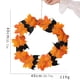 thumbnail image 1 of Corona decorativa de Halloween con colgante para ventana y puerta, corona de hojas de arce, 1 of 5
