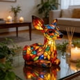 thumbnail image 6 of Resin Animal Night Light, LED Art Sculpture with Soft Glow, Handcrafted Desktop Decoration for Bedroom Living Room, Multi-Mode Lighting, USB or Battery Powered, Ideal Gift for Kids and Art Lovers, 6 of 6