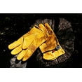 thumbnail image 5 of Wells Lamont Men's Leather Work Gloves with Adjustable Wrist, Palm Patch, Cowhide, 5 of 13