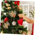thumbnail image 4 of YQHWQ pcs bell bows Christmas tree bows mini Christmas decoration bows Christmas wreath bows Christmas bows Christmas elements bows decoration Christmas bows wreath Christmas wreath lin, 4 of 5