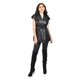 thumbnail image 5 of Chaleco de vinipiel con cinto Roman Fashion /Juvenil, LV001 (Negro) negro M, 5 of 5