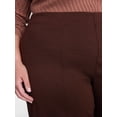 thumbnail image 4 of Terra & Sky Women's Plus Wide Leg Ankle Length Ponte Knit Pants, Sizes 0X - 5X, 4 of 5