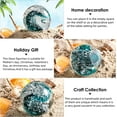 thumbnail image 3 of Hand Blown Glass Figurines Ball Ocean Waves,Paperweight Glass Ball,Home Decor Collectible,Aquarium Decor,Office Decor Ocean Lovers, 3 of 7