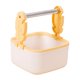 thumbnail image 5 of Soporte de escritorio para entrenamiento de aves, percha para pájaros, fácil de limpiar, portátil, soporte de juego para Amarillo, 5 of 9