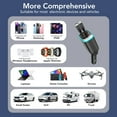 thumbnail image 7 of KT1 Retractable Car Charger Usb C, PD30W, QC3.0 Fast Car Charger, 180° Adjustable Retractable Car Charger with Fast Charging, compatible for iPhone, iPad, Airpod, Android, 7 of 7