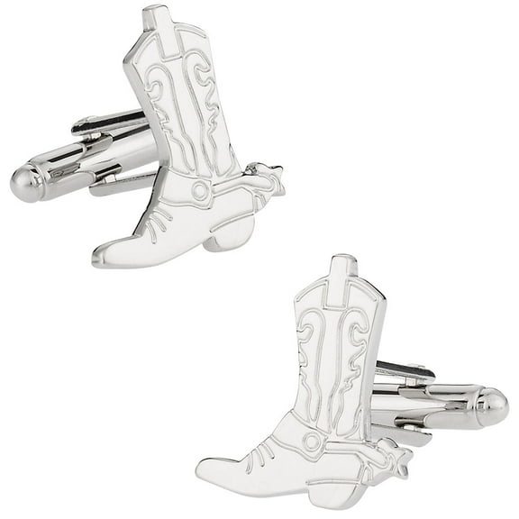 Western Cowboy Boots and Spurs Cufflinks by Cuff-Daddy