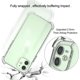 thumbnail image 4 of Funda De Teléfono Transparente Compatible con Iphone 12, [Protección De Cámara] [Esquina A Prueba De Golpes] Silicona Transparente Suave Tpu Y PC Dura Para Iphone 1, 4 of 5