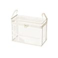 thumbnail image 2 of Rewenti 5Gal Clear Plastic Book Storage Box Transparent Organizer Book Case For Home Classroom Office Shelf, 2 of 6