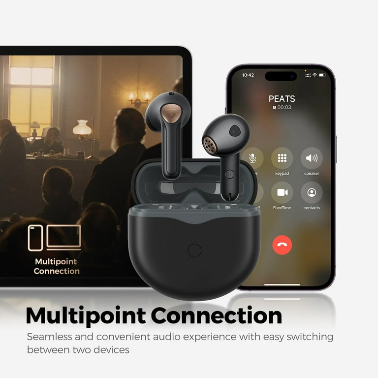 SoundPEATS Air4 Pro Wireless Earbuds AptX Lossless, Earphone