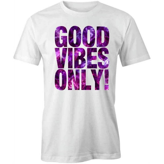 Good Vibes Only T-Shirt | Positive Vibes White Tee Gift