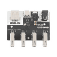 thumbnail image 4 of 2Pcs USB Conector CH334 Hub Module 4 Interface USB2.0 Hub 40MB/S 5V XL-USBHUB USB-A TYPE-C DC5.5x2.1 Interface, 4 of 6