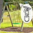 thumbnail image 2 of Set of 2 Heavy Duty Swing Hangers Stainless Steel 304, Double Protection Design, 360° Rotation, Playground Porch Yoga Seat Trapeze,Swing Set Indoor Outdoor, 2 of 5