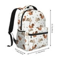 thumbnail image 2 of Disketp Rabbit And Squirrel Backpack for Men and Women - Lightweight Backpack Classical with Multi-pockets Casual Daypack for College Workplace Travel, 2 of 5