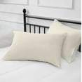 thumbnail image 4 of A1 Home Collections Organic Cotton Pillowcase Pair, 300TC GOTS Certified Super Soft & Breathable Pillow covers, 4 of 7