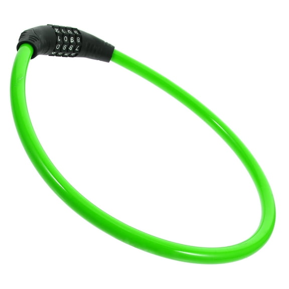 WASHWEPE Bike Chain Lock 1Pcs Sturdy Square Steel Abs Security Cable Lock for Outdoor Riding