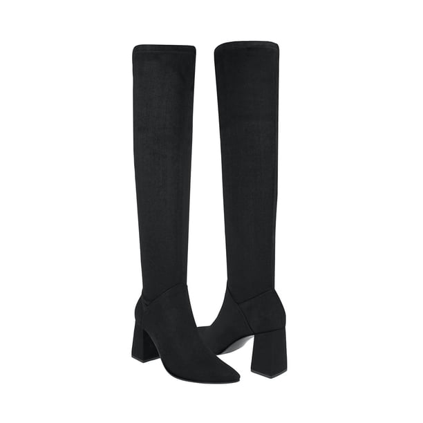 BOTAS STYLO MUJER 4516 SUEDE NEGRO