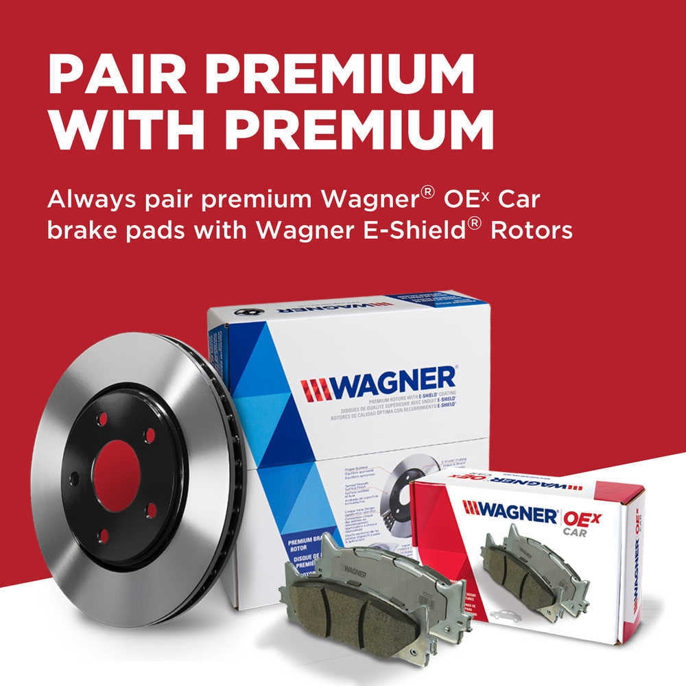 Wagner Brake OEX1808 OEX Rear Disc Brake Pad Set Premium Ceramic