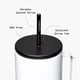 thumbnail image 4 of Vaso para bebidas Corkcicle Cold Cup XL, 887 ml, aislante, blanco, 4 of 8