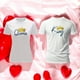 thumbnail image 3 of Playera En Duo Para Parejas De Queen y King 14 De Febrero San Valentin Color Blanco Talla Chica Marca Emil SaEs, 3 of 4