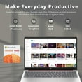 thumbnail image 2 of HP 15.6" HD Anti-Glare Everyday Laptop, Intel N200 Pentium Processor, 8GB DDR4 RAM, 128GB PCIe SSD, 1 Year Office 365, Intel UHD Graphics, Wi-Fi 6, Windows 11, Scarlet Red, 32GB Hotface USB Card, 2 of 8
