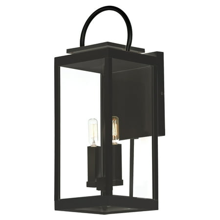 

Maxim 40316Cl Nassau Vivex 2 Light 21 Tall Outdoor Wall Sconce - Black