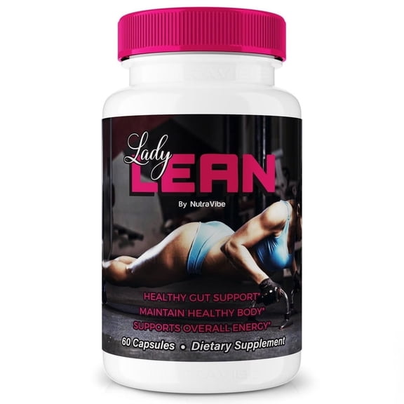 Lady Lean – Natural Daily Pill Formula Designed to Align with Fitness Goals, Support an Active Lifestyle & Body Balance | Just 2 Easy-to-Swallow Pills Daily (60 Capsules)
