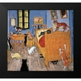 thumbnail image 2 of Chameleon Design, Inc. 13x12 Black Modern Framed Museum Art Print Titled - Van Gogh Arles Cat, 2 of 5