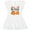 AA-White, variant on Inktastic Big Cousin Pumpkins with Fall Leaves Girls Toddler Dress