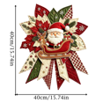 thumbnail image 3 of Festive Quilt‑Style Fabric Santa Sleigh Door Decor DIY Kit, Holiday‑Themed Patchwork Craft Set, Hand‑Making Material Pack for Home Ornament Project, 3 of 7