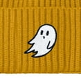 thumbnail image 2 of Dalix Mens Ghost Fisherman Beanie Hat Winter Knit Cuffed Watch Cap in Mustard, 2 of 5